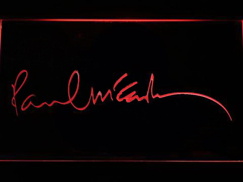 Paul McCartney LED Neon Sign
